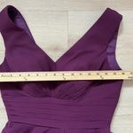 Plum Purple Bridesmaid Dress Sleeveless‎ Open Back Party Cocktail Dress Size 4 Photo 2