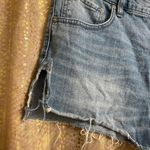 Free People  High Rise Medium Wash Side Slit Denim Festival Shorts, 30 EUC Photo 2