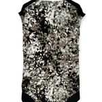 Mossimo | Small | Abstract Print Sleeveless Scoop Neck Round Hem Cocktail Dress Black Photo 5