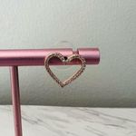 Kate Spade NEW YORK Pave Heart Stud Earrings, Rose Gold/Diamond Crystal, NWT Photo 5