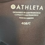 Athleta New SQUARE NECK V ONE PIECE SWIMSUIT black 40 B/C Photo 8