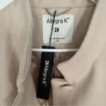 Allegra K  | Mid-Length Stand Collar Single Breasted Peacoat | Beige | XXXL NWT Photo 2
