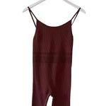 ZARA  Rust SEAMLESS OPENWORK SHORT JUMPSUIT SZ XS #1699 Photo 0