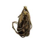 Tiannl ✽ Faux Fur Crossbody Handbag ✽ Animal Print ✽ Vegan Gold Metal Snakeskin Brown Photo 5