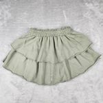 Aerie  Layered Riffle Mini Skirt Green Size S Small Photo 6