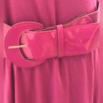 Vintage 1990s Bright Lilac Slip On Dress with Wide Belt Size XL 15/17 Photo 1