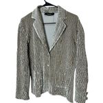 Bala Bala Women's Textured Blazer Jacket Tan Button Front Size M/L Size M Photo 0