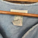 Bechamel‎ Denim Zip Up Butterfly Embroidered Dress Size Medium Petite Photo 7