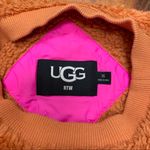 UGG  Niko Sherpa / Fleece Crewneck Pullover Sweater Orange / Pink size XS Photo 8