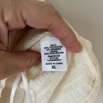 Good Luck Gem GLG XL Beige Lucy Ruffled Lace Tank Crop Top Stretch Semi Lined Photo 5