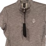 Greyson Melange SS Halley Quarter Zip NWT Size S Gray Photo 4