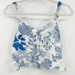 Urban Outfitters  Womens Goodie Lace Up Tropical Floral‎ Bustier Crop Top Size M Photo 1