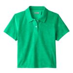 Outerknown Women's Rewind Polo Shirt In Bright Green M 128$ Nwot summer preppy Size M Photo 1