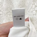 ASTR  White Lace Dress Black Leather Trim XS Photo 93