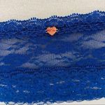 PINK - Victoria's Secret Victoria's Secret PINK Navy Blue Lace Bandeau Wire Free Medium Photo 4