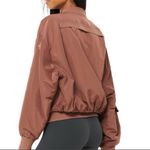 Alo Yoga  IT Girl Bomber Jacket in Chestnut Size small Photo 1