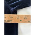 Lauren Ralph Lauren Jacket Womens Large Dark Blue Hooded Velour Velvet Full Zip Photo 9