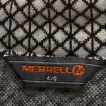 Merrell  Womens black-white Indira snap button placket long sleeve top size L Photo 5
