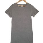 Old Navy  Dress Womens XS Shirt Dress Short Ruffle Sleeve Round Neck Heather Gray Photo 0