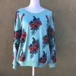 Wildfox  Sommers Hibiscus Print Sweatshirt Size S Photo 1