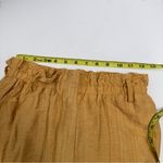 Lulus  Weekend Date Mustard Yellow Cropped Paperbag Waist Pants Size Small Photo 10