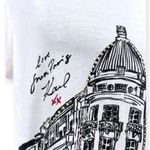 Karl Lagerfeld | L | Designer Embellished Studs T-shirt Top Eiffel Tower France Photo 2