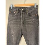 Levi's Levi’s 501 Women's Skinny Distressed Black Jeans from Urban Outfitters sz. 25 Photo 2
