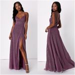 Lulus LULU’S Truly Amazing Magenta Multi Glitter Sleeveless Maxi Dress Photo 1