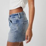 We The Free Free People  Ivy Mid Rise Denim Shorts in San Andreas size 24 Photo 6