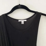 Carven Draped Asymmetric Tank Dress Black Size M Retail $520 Photo 9