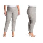 Amanda & Chelsea Plaid Ponte Knit Dress Pants Sz 16W NWT Photo 1