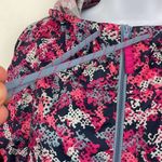 Columbia  Windbreaker Light Jacket Full Zip Pink Camouflage size Large Photo 6