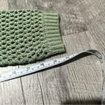 Handmade Crochet Knitted Hippie Boho Beach Green Star Mesh Long Sleeve Sweater Women's Photo 6