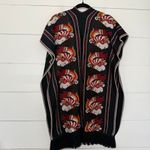 Women’s Boho Aztec Black Belted Sweater Vest One Size Size undefined Photo 1