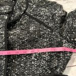 Sandro  Black Grey Blazer with Button Closure Bow Tie Size Photo 87