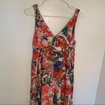 Olivia Moon V-Neck V-Back Maxi Dress Floral Photo 2