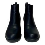 Athlefit Women’s Black Wedge Ankle Boots Size 9 Comfortable Zip Booties Photo 7