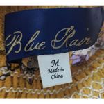 Blue Rain  Floral Off Shoulder Top Smocked Neckline Yellow‎ Blouse Size M Photo 2