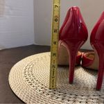 Jessica Simpson  Women's Red Pointed Toe D'Orsay Heels Size 39.5 US 9.5 Photo 6