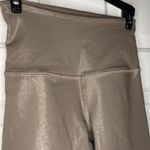 Beyond Yoga  Shorts Size XS Twinkle High Waist Biker Mocha Brown Athletic Sparkle Photo 3
