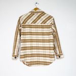 Everlane  Women’s Oversized Shirt Jacket – Tan/Cream Stripe – XS Photo 1