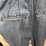 Pilcro and the Letterpress Anthropologie  Denim Zip Front Jumpsuit Womens‎ 0 Photo 9