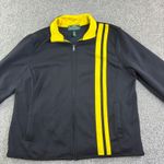 Ralph Lauren Lauren Active Womens XL Jacket Black Yellow Full Zip Track Photo 0