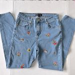 Romeo + Juliet Couture Y2K Floral Rainbow Jeans size M Photo 1
