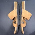 Earth Origins Earth Brown Leather & Cork Comfort Cushioned Strappy Slip-on Casual Sandals 8.5M Photo 9