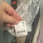 Free People  Care FP Reya Lace Bralette in Ivory Size Small NWT Retail $30 Photo 6