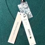 AQUA 100% Cashmere Women’s Crew Neck Kale Sweater Size Small Photo 4