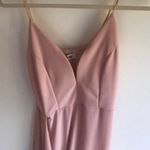 Mystic Blush Pink Sexy Wrap Mini Dress Photo 3