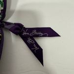 Vera Bradley  Viva La Vera All In One Zipper Wallet Wristlet Green Purple Floral Photo 5