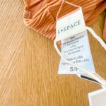 L Space Bikini Top Womens Small Nikita Sienna Ribbed Eco Chic Boho‎ Summer NWT Orange Photo 4